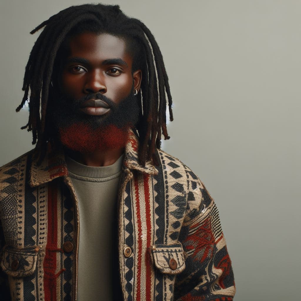 Veste à motifs